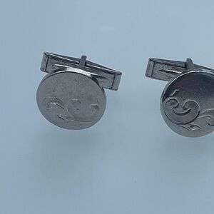 Vintage SMIBO Silver Cuff Links  classic style